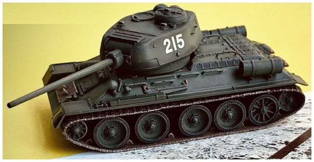Chinese Volunteer T-34/85 Battle of Pork Chop Hill 1:72 – diecast model