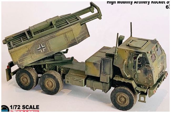 Ukrainian M142 High Mobility Artillery Rocket System 1:72 – diecast model