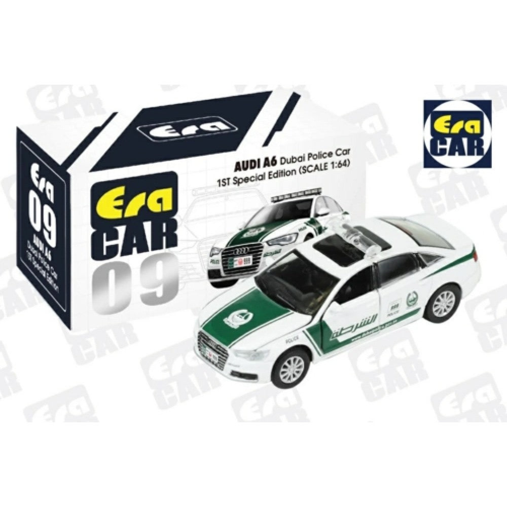 THIS ITEM IS AVAILABLE TO ORDER FROM OUR SUPPLIER - 1:64 ERA CAR ECAU19A6RF09 08 AUDI - A6 - 1ST SPECIAL EDITION - DUBAI POLICE CAR