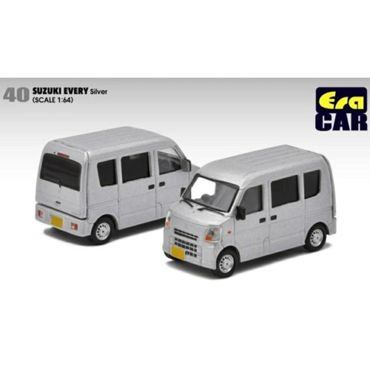 THIS ITEM IS AVAILABLE TO ORDER FROM OUR SUPPLIER - 1:64 ERA CAR ECSU19EVERN40 40 SUZUKI EVERY - SILVER