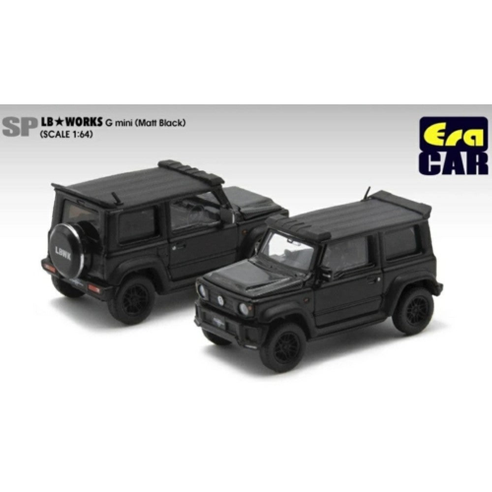 THIS ITEM IS AVAILABLE TO ORDER FROM OUR SUPPLIER - 1:64 ERA CAR ECSU19JSSP21 SP21 LB WORKS - SUZUKI G MINI SP EDITION (MATT BLACK)