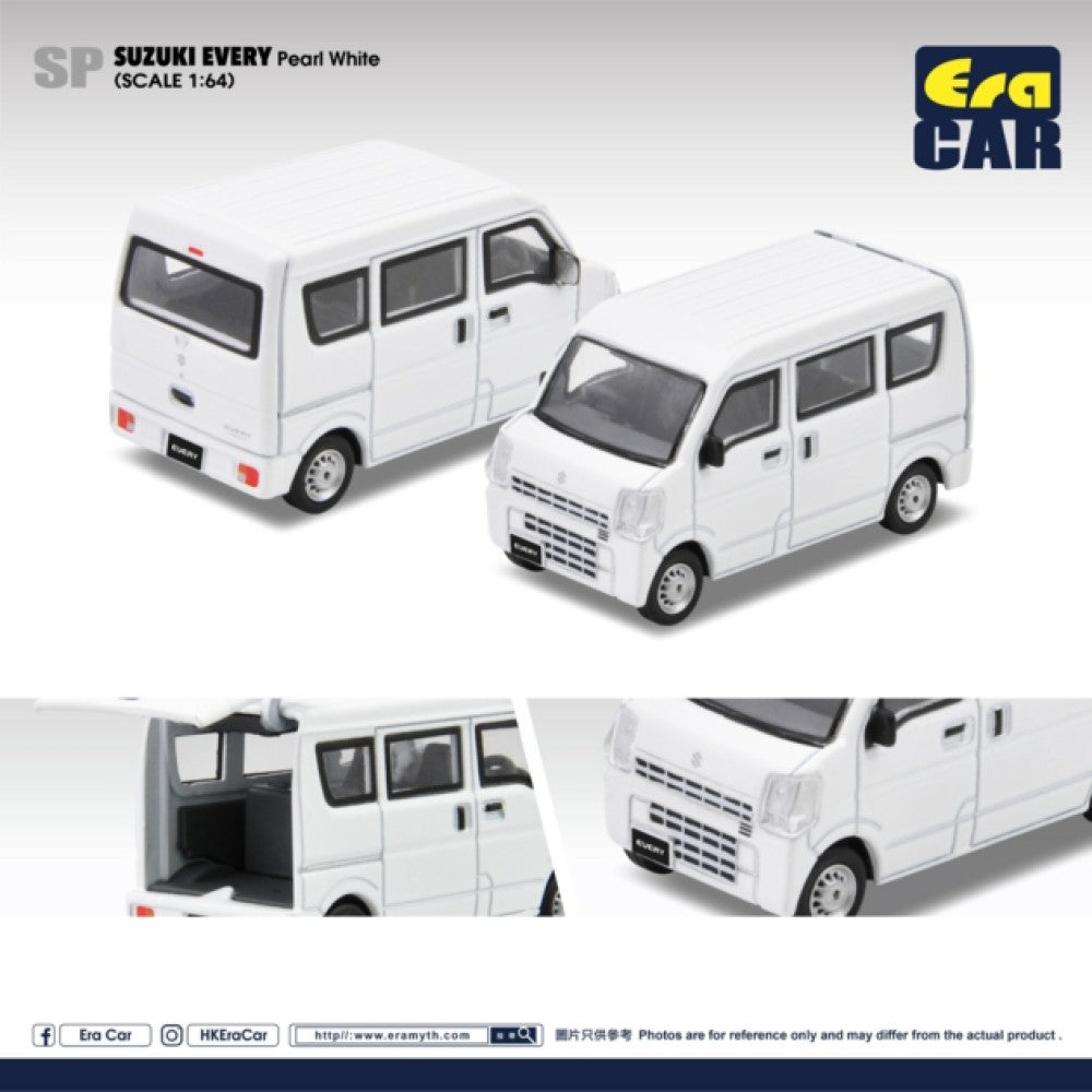 THIS ITEM IS AVAILABLE TO ORDER FROM OUR SUPPLIER - 1:64 ERA CAR ECSU22JSSP120 SUZUKI EVERY PEARL WHITE