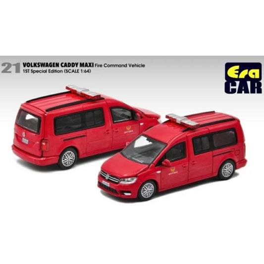 THIS ITEM IS AVAILABLE TO ORDER FROM OUR SUPPLIER - 1:64 ERA CAR ECVW20CAMRF21 21 VOLKSWAGEN CADDY MAXI FIRE COMMAND VEHICLE 1ST SP EDITION