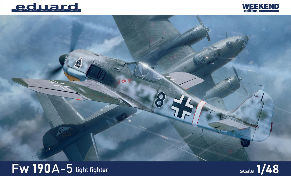 Focke-Wulf Fw-190A-5 light Figther Weekend Edition 1:48 Eduard Kits Model