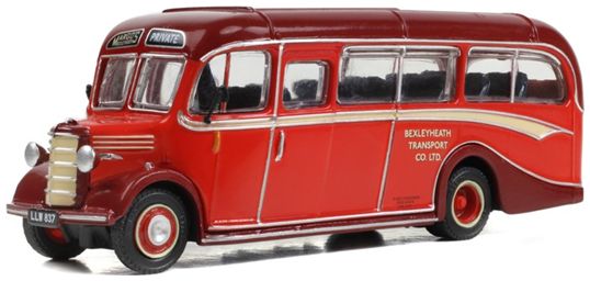 Available To Order – Bedford OB Coach LLW837 Margo's of Bexleyheath 1:76 (EFE 20141)