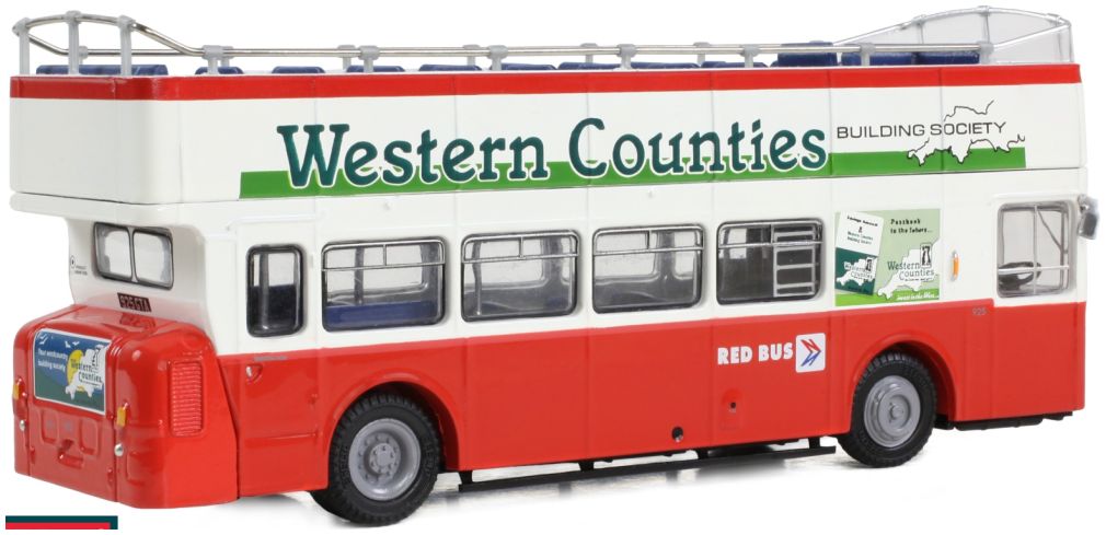 Leyland Atlantean Open Top Red Bus NBC 925 925GTA 1:76 – diecast model