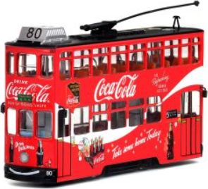 Hong Kong Tramways Coca Cola Hong Kong Tramways 1:76 – diecast model