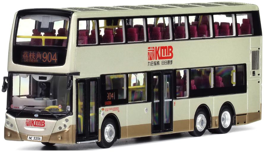 KMB Volvo B9TL Enviro500 Euro III 12M 1:76 – diecast model