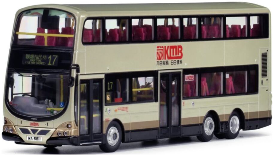 KMB Volvo Super Olympian B10TL Wright 12m (17) 1:76 – diecast model