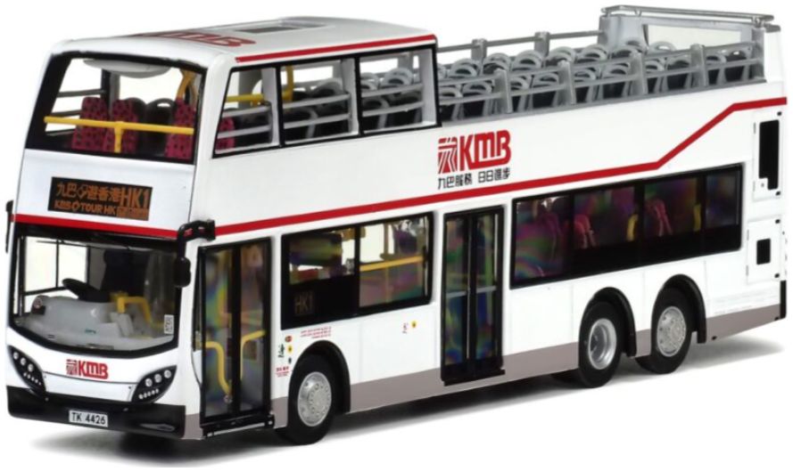KMB Dennis E500 MMC Euro V 12m Open Top Bus (HK1) 1:76 – diecast model