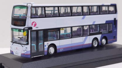 Dennis Trident ENVIRO500 Euro IV 12.1M First Bus Aberdeen Rt.23 - Sheddocksley 1:76 – diecast model