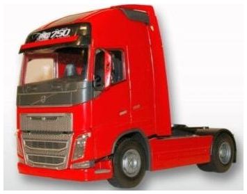 Volvo FH04 Globetrotter XL 4 x 2 Tractor Unit Red 1:25 Emek Model