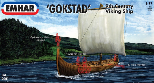 Viking Ship 1:72 Emhar Plastic Kits Model