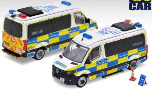 Available To Order – Mercedes Benz Sprinter Hong Kong Police ((#52)) 1:64 (ERA MB21SPR5201)