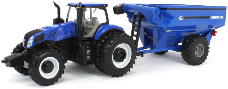 NH T8.355 with Grain Cart 1:32 – diecast model