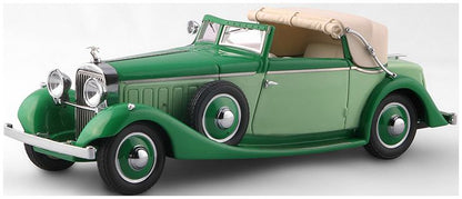 Hispano Suiza J12 Drophead-Coupe 1934 by Fernandez & Darrin (Paris) Half Open Green 1:43 – diecast model