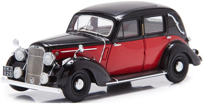 Humber Super Snipe Saloon 2 Windows Red Black 1938 1:43 – diecast model