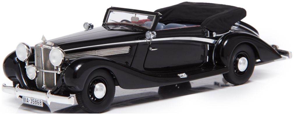 Maybach SW 38 Cabriolet A by Spohn Open Black 1938 1:43 – diecast model
