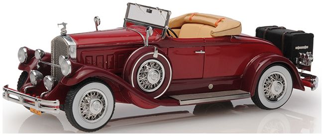 Pierce Arrow Model B Roadster 1930 Open Maroon 1:43
