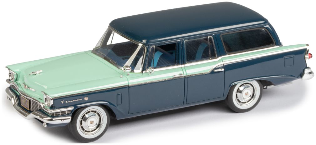 Studebaker Commander Provincial Blue Two-Tone Four-Door Station Wagon 1957 1:43 – diecast model