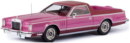 Available To Order – Lincoln Continental Mark V Coloma Pickup by Caribou Motor Co. Two-Tone Violet 1977 1:43 Esval Model (ESV US43012D)