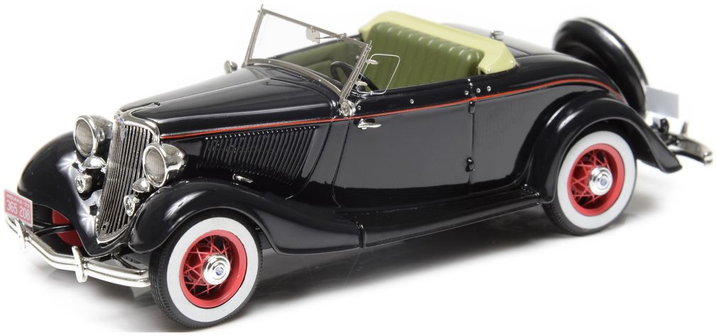 Ford Model 40 Roadster Open 1933 Black 1:43