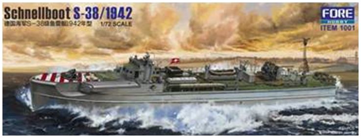 Available To Order – Schnellboot S-38/1942 1:72 Fore Hobby Model (FRT 1001)