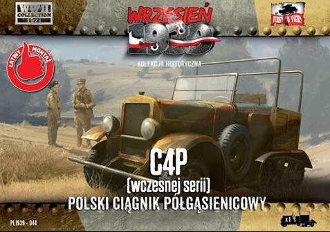 Available to Order – C4p Polish Artillery Halftrack, Early Prod 1:72 (FTF 044)