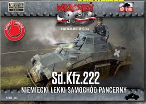 Available to Order – Sd.Kfz. 222 German Light Armoured Tank 1:72 (FTF 047)