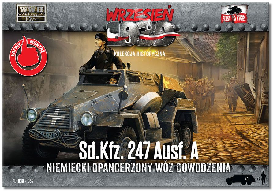 Available to Order – German Army SD.KFZ.247 Ausf.A 1:72 (FTF 059)