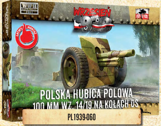 Available to Order – Polska Hubica Polowa 100mm wz.14/19 1:72 (FTF 060)