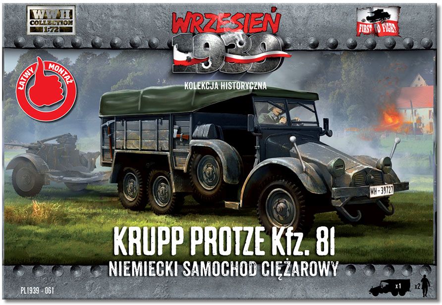 Available to Order – Krupp Protze Kfz. 81 1:72 (FTF 061)