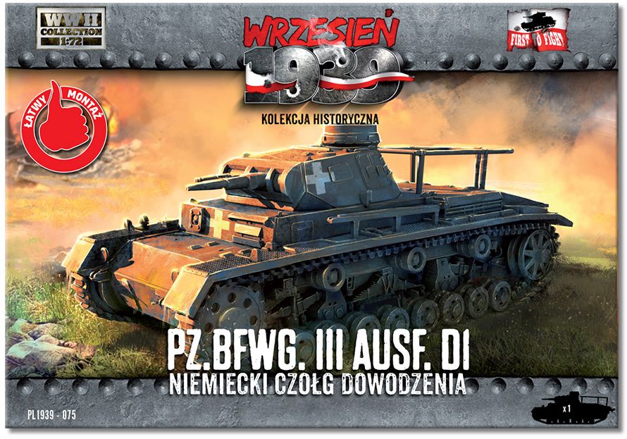 Available to Order – Pz.BfWg. III Ausf. D1 1:72 (FTF 075)