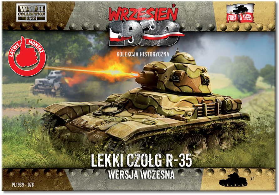 Available to Order – Lekki Czolg (Renault) R-35 1:72 (FTF 078)