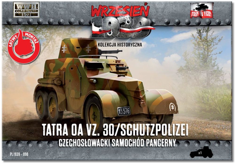 Available to Order – Czechoslovak armored car Tatra OA vz. 30/Schutzpolizei 1:72 (FTF 090)