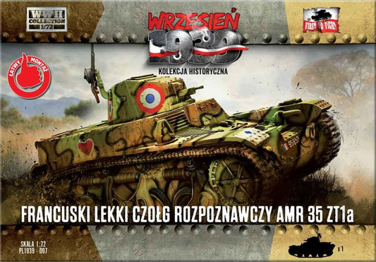 Available to Order – French Reconnaissance Tank AMR35 ZT1a 1:72 (FTF 097)