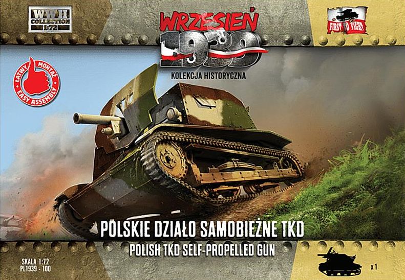 Available to Order – Polish TKD Self-Propelled Gun 1:72 (FTF 100)