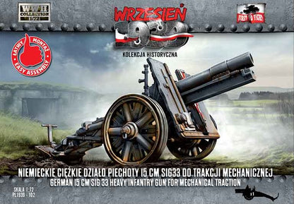 Available to Order – German Heavy Infantry Gun 15 cm sIG33 for Mechanical Traction 1:72 (FTF 102)