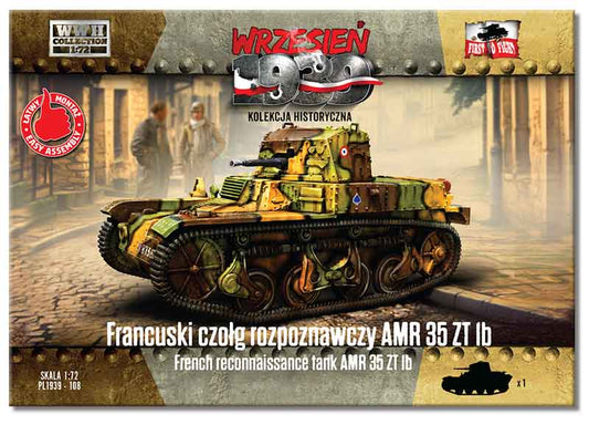 Available to Order – French reconnaissance tank AMR35 ZT 1b 1:72 (FTF 108)