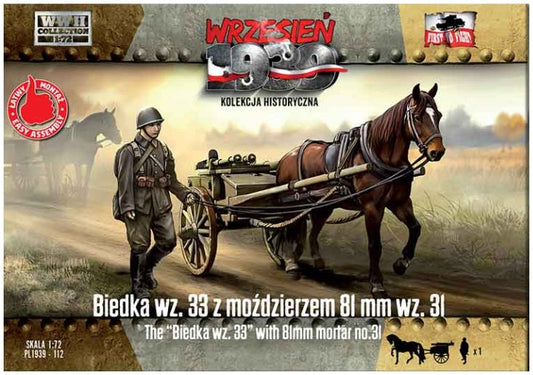 Available to Order – The 'Biedka wz. 33' w/81mm Mortar #31 1:72 (FTF 112)