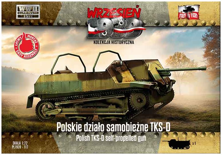 Available to Order – Polish TKS-D Self Propelled Gun 1:72 (FTF 117)