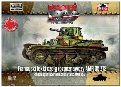Available to Order – French Light Reconnaissance Tank AMR 35 ZT2 1:72 (FTF 118)