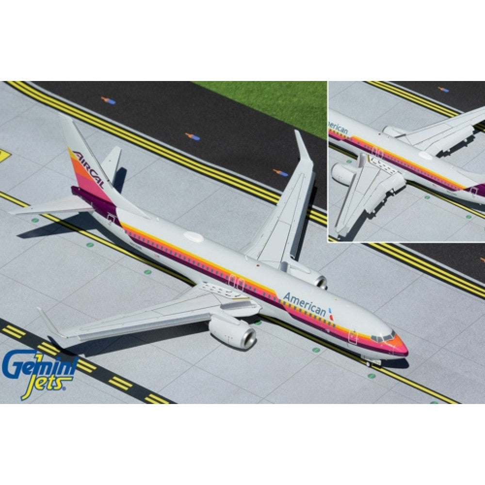 Available to Order – American Airlines B737-800 N917nn (aircal Heritage Livery) Flaps Down 1:200 Gemini Jets Model (G2AAL474F)