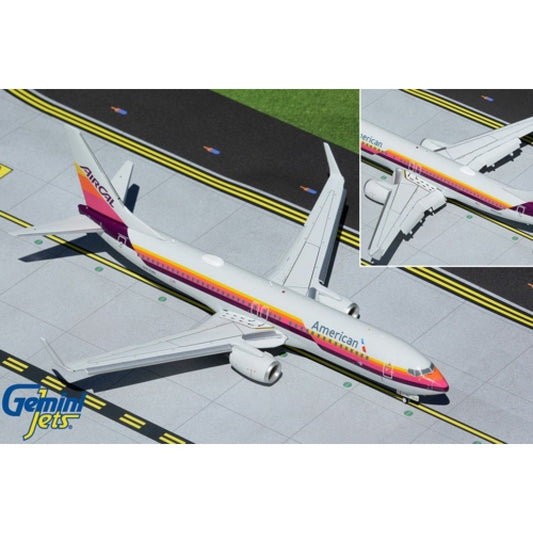 Available To Order – American Airlines B737-800 N917nn (aircal Heritage Livery) Flaps Down 1:200 Gemini Jets Model (G2AAL474F)