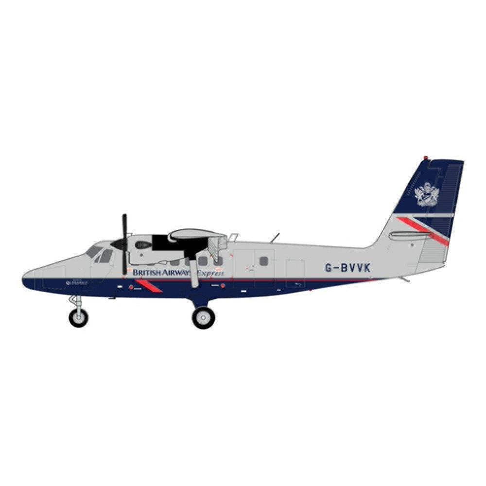 G2baw1148 - 1:200 British Airways Express/loganair Dhc-6-300 Twin Otter G-bvvk Landor Gemini Jets Model