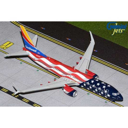 Available to Order – Southwest Airlines B737-800 Freedom One 1:200 Gemini Jets Model (G2SWA1042)