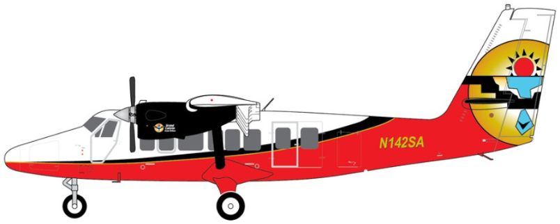 DHC-6-300 (Twin Otter) Grand Canyon Scenic Airlines N142SA 1:200 – diecast model
