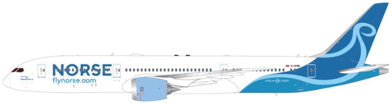 Boeing B787-9 Norse Atlantic Airways UK G-CKWS 1:200 – diecast model