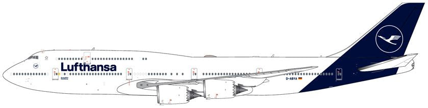 Boeing B747-8 Lufthansa D-ABYA 1:400 – diecast model