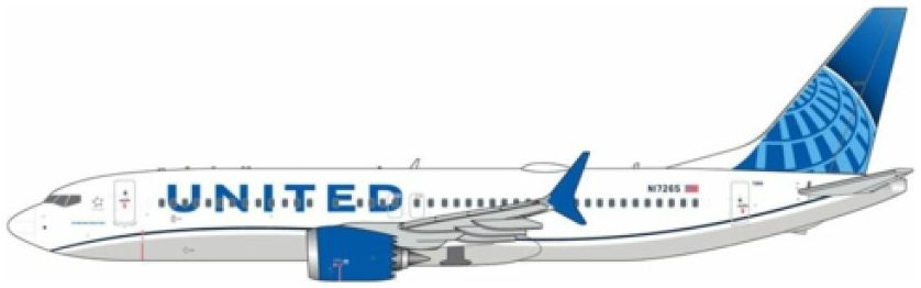 Boeing B737 MAX 8 United Airlines N17265 1:400 – diecast model
